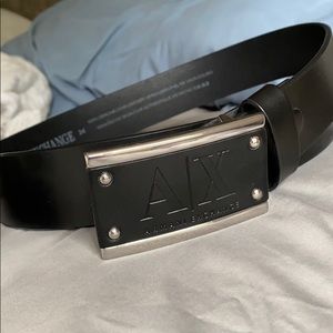 Armani exchange Cow leather belt 34